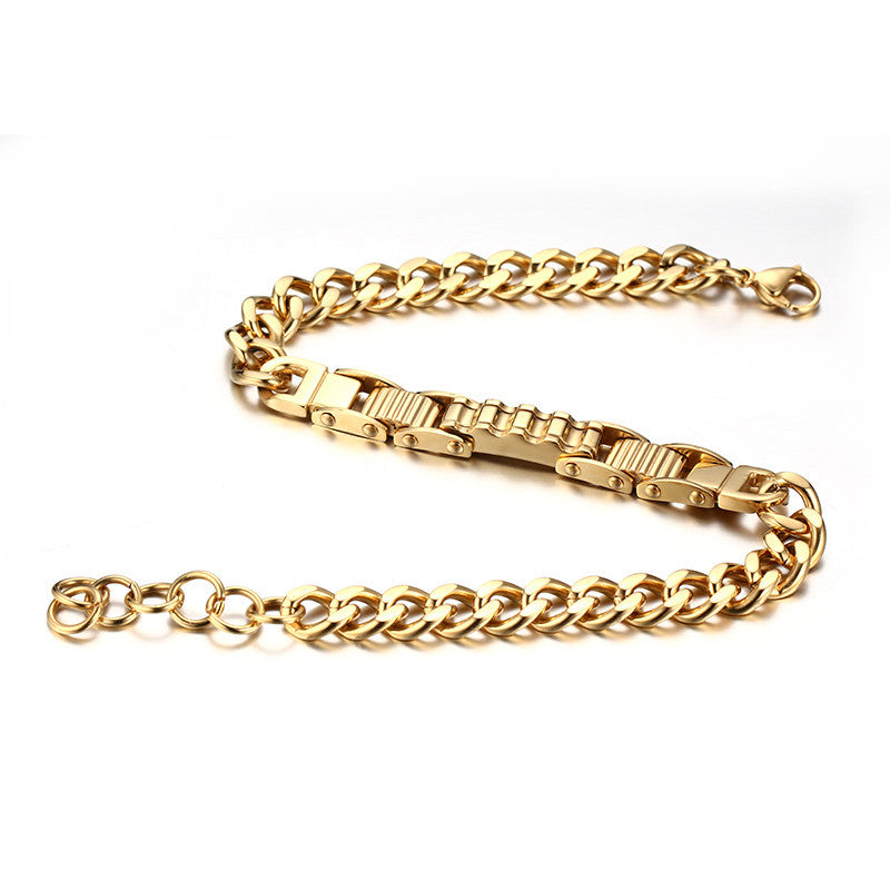 LIMITED EDITION GOLD BIKER CHOKER