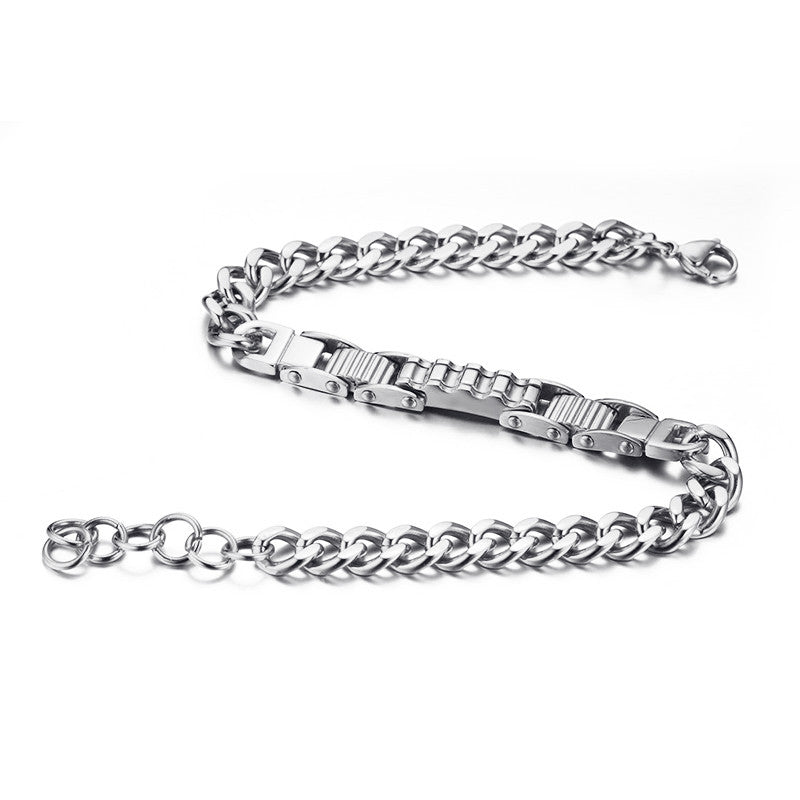 LIMITED EDITION SILVER BIKER CHOKER