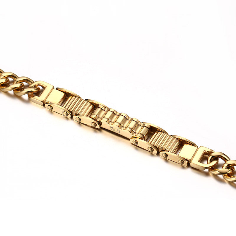 LIMITED EDITION GOLD BIKER CHOKER