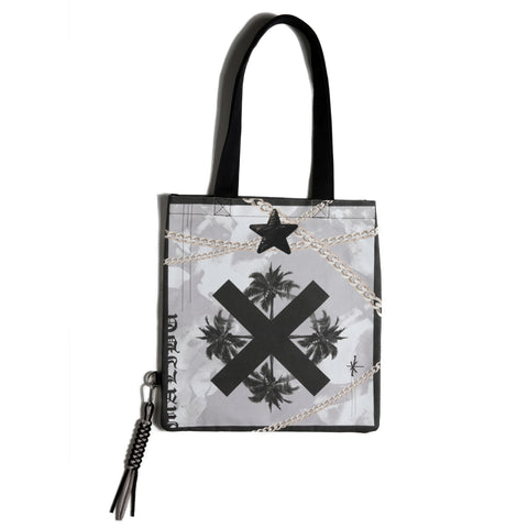 MARBLE ORCHID TOTE